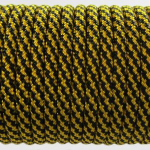 PARACORD TYPE III 550, SPIRAL BLACK&GOLD #083